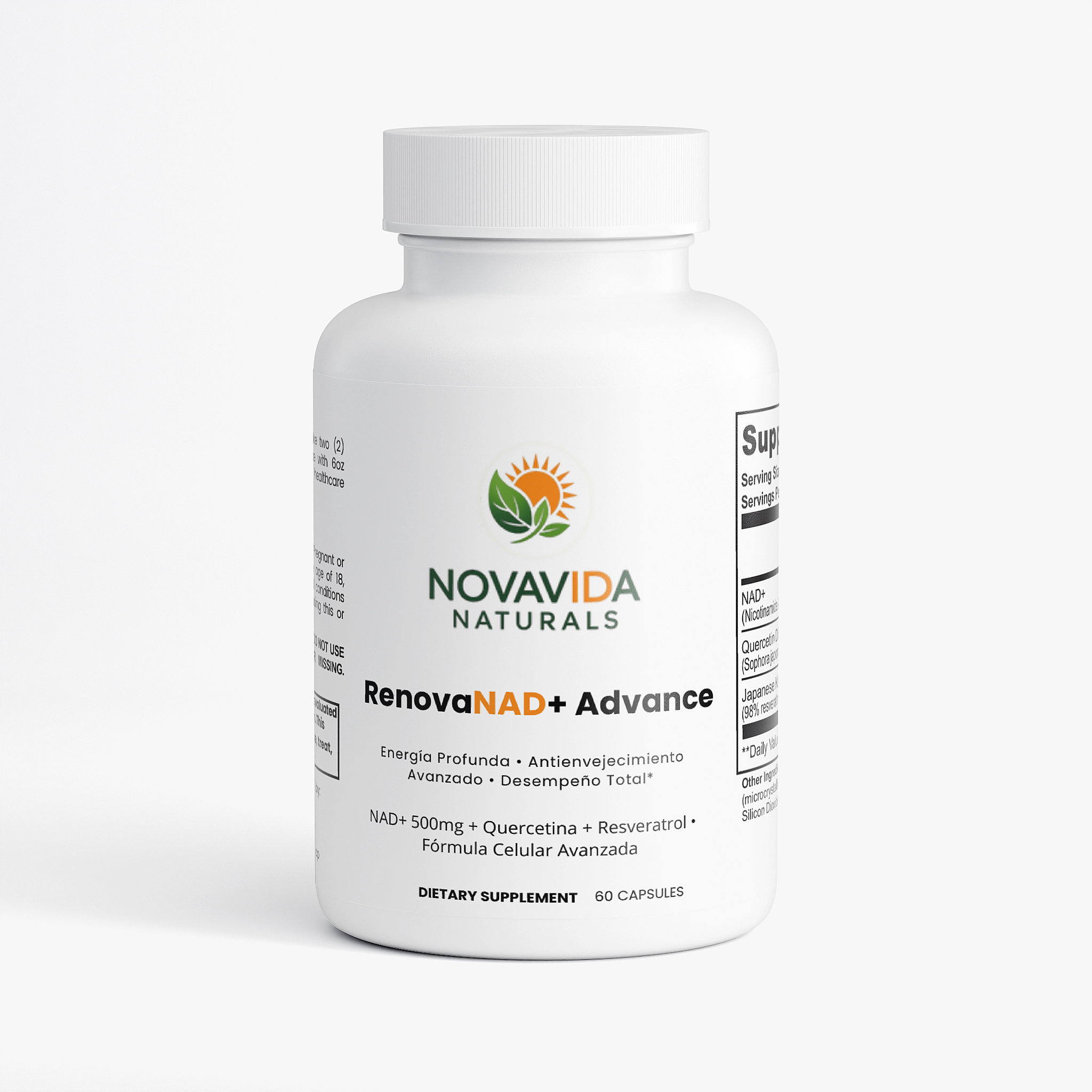 RenovaNAD+ Advance - NAD+ con Quercetina y Resveratrol